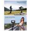 Lamicall Tripod for iPhone with Wireless Remote for iPhone Gopro Camera | Ultra-Stable, Mini Flexible Phone Stand for Recording with 1/4” Screw, Cold Shoe for Pocket 3/4 fit Travel Content Creation(NEW Upgraded – 11.50inches)