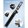 Lamicall Tripod for iPhone with Wireless Remote for iPhone Gopro Camera | Ultra-Stable, Mini Flexible Phone Stand for Recording with 1/4” Screw, Cold Shoe for Pocket 3/4 fit Travel Content Creation(11.2inches)
