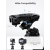 Lamicall Tripod for iPhone with Wireless Remote for iPhone Gopro Camera | Ultra-Stable, Mini Flexible Phone Stand for Recording with 1/4” Screw, Cold Shoe for Pocket 3/4 fit Travel Content Creation(NEW Upgraded – 11.60inches)