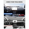 Lamicall 15.4” Tesla Model Y Juniper 2025/Model 3 2024-26 Screen Protector | Anti Scratch & Fingerprint, 2 Pack Front & Backseat, Tempered Glass Screen Protector for Tesla Model Y Juniper / Model 3