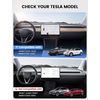 Lamicall Tesla Model Y (2020-2024) & Model 3 (2017-2023) Screen Protector | Anti Scratch & Fingerprint, 9H Hardness, Glossy Tempered Glass Screen Protector for Tesla Model Y / Model 3