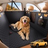 Lamicall Dog Car Seat Cover for Back Seat with Hard Bottom for Truck XL | Upgraded Anti-Ripped Back Seat Extender for Dogs, Waterproof Dog Hammock for Car with Mesh Window, Pet Backseat Protector(For Full Size Truck /Full Size SUV)