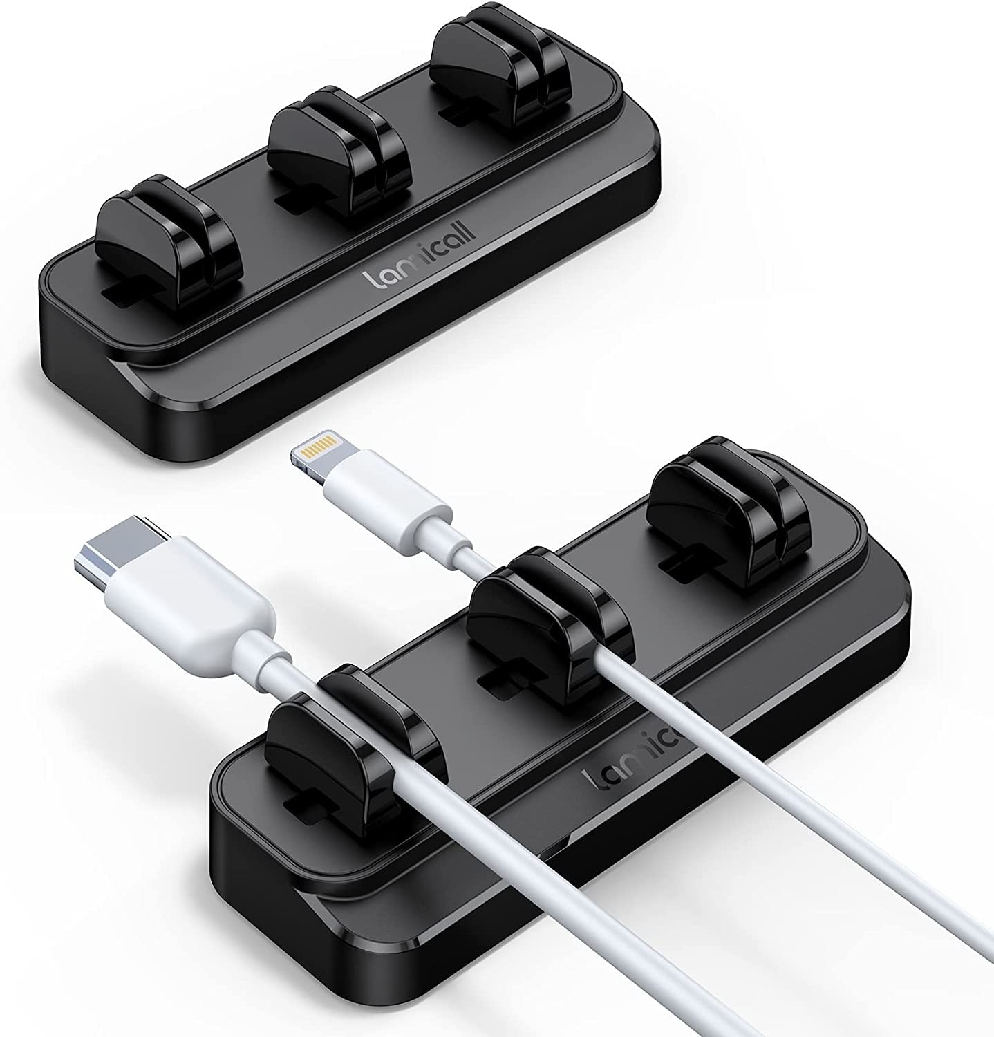 image:image5Pack Cable Spring Holder Clips Cord Organizer for Desk Lamicall Adjustable Cord Wire Holder Keeper Phone Charger Organizer Clips Wire Cable Management for Nightstand Wall Car Office Desktop NoResidue Acrylic Adhesive Phone Charger Wire Keeper Cable Management Accessories for Nightstand Home Office Wall CarBlack