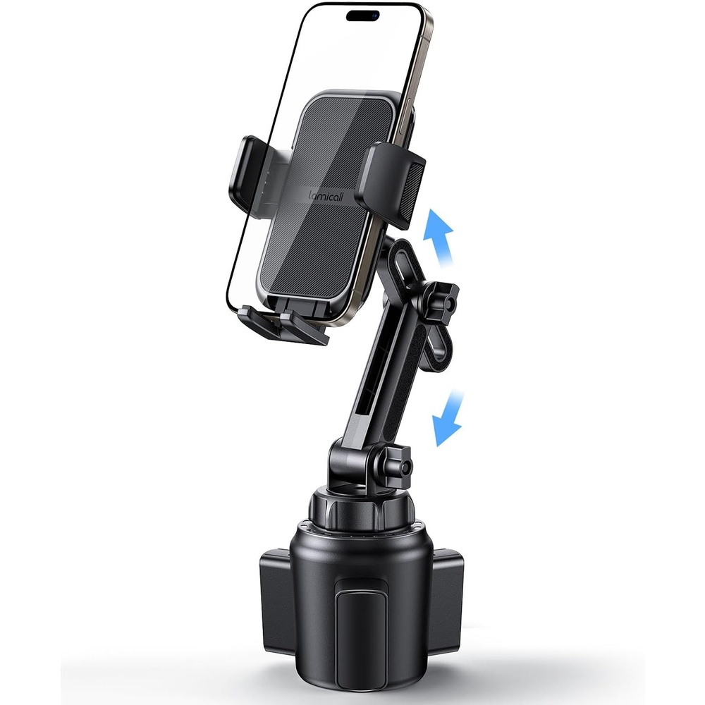 image:imageLamicall Cup Phone Holders for Your Car Thick Cases Friendly Universal Adjustable Cell Phone Car Mount for Truck Golf Cart iPhone 17 16 Galaxy S25 Ultra and All 47 Smartphones