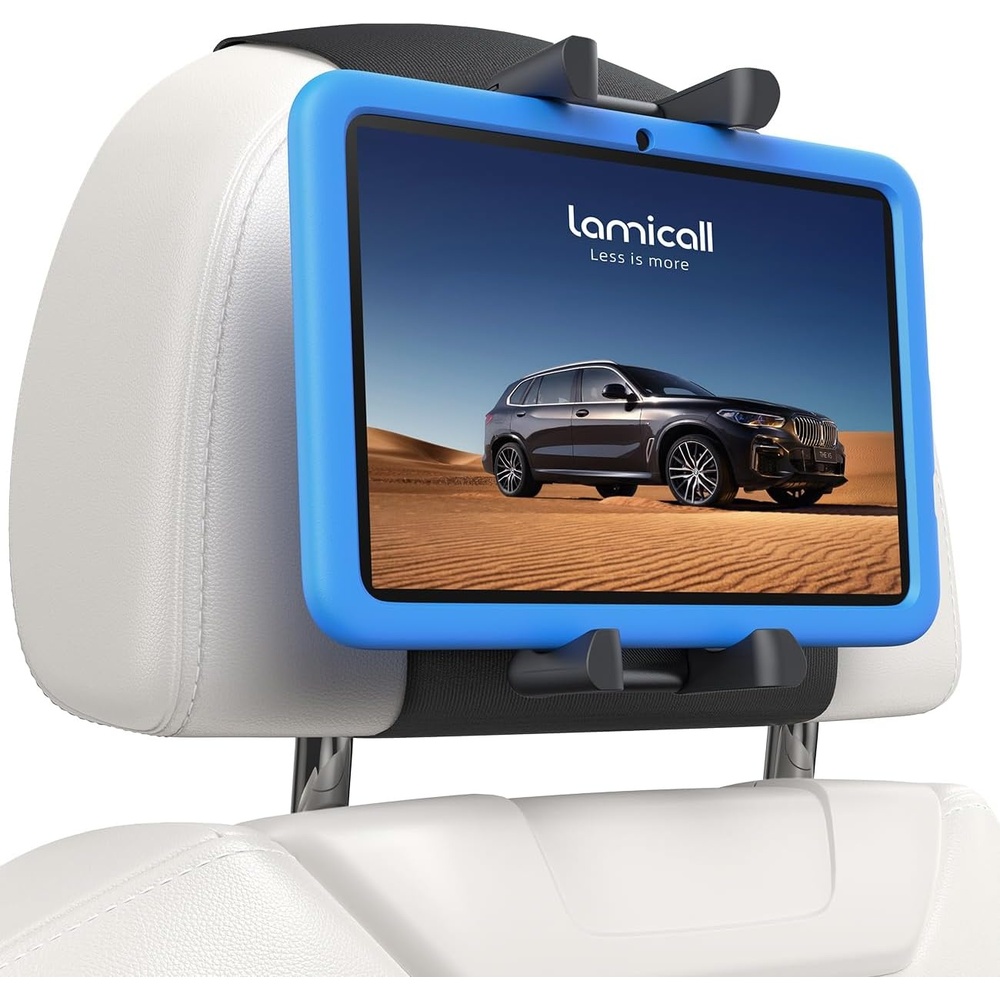 image:imageLamicall Tablet Holder for Car Headrest Thick Case Friendly 360 Rotation Car Tablet Mount for Backseat Road Trip Essentials for Kids for iPad Pro Galaxy Fire HD 6113 Tablets1 Pack