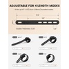 Lamicall 100Pack Reusable Cable Ties, 6-Inch Nylon Hook Loop Straps | Durable Cord Organizer Cable Management Wraps, Wire Storage for Computer PC Home Office, Travel Accessories Gadgets(Classic Black)