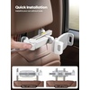 Lamicall Car Headrest Tablet Holder, 3 in 1 Extension Adjustable Arm | Tablet Car Mount for Back Seat, Gifts Road Trip Essentials for Kids, for 4.7-11″ Devices, iPad Pro Air Mini, Galaxy, Fire HD(White)
