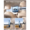Lamicall Car Headrest Tablet Holder, Lockable, Thick Case Friendly | Foldable Clip, Car Backseat Tablet Mount, Gifts Car Accessories for Kids, for iPad Pro, Air, Mini, Fire HD, 4.7-13″ Tablets(4.7-13″ Tablets)