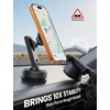 Lamicall Car Phone Holder Mount Ultra Nano Gel & 70+LBS Vacuum Suction Cup | 20X Strong Magnets 360° Phone Holders for Your Car Dashboard Windshield Car Mount for iPhone 17 16 15 Pro Max S26 S25 Black(Black)
