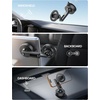 Lamicall Car Phone Holder Mount Ultra Nano Gel & 70+LBS Vacuum Suction Cup | 20X Strong Magnets 360° Phone Holders for Your Car Dashboard Windshield Car Mount for iPhone 17 16 15 Pro Max S26 S25 Black(Black)
