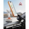 Lamicall Car Phone Holder Mount Ultra Nano Gel & 70+LBS Vacuum Suction Cup | 20X Strong Magnets 360° Phone Holders for Your Car Dashboard Windshield Car Mount for iPhone 17 16 15 Pro Max S26 S25 Black(NEW Upgraded – White)