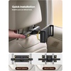 Lamicall Car Tablet Mount Headrest Holder, Kids Friendly Travel iPad Clamp | Road Trip Essentials Accessories, 1s Fast Install, 360° Rotate, Rubber Protection for 4.7-13″ iPad Pro Air Mini Fire HD(Black)