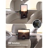 Lamicall Car Tablet Mount Headrest Holder, Kids Friendly Travel iPad Clamp | Road Trip Essentials Accessories, 1s Fast Install, 360° Rotate, Rubber Protection for 4.7-13″ iPad Pro Air Mini Fire HD(Black)