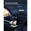 Lamicall Car Windshield Sunshade Umbrella – Foldable Car Windshield Sun Shade Cover, 5 Layers UV Block Coating, 52″x31″ Front Window Heat Insulation Protection, for Auto Sedan, SUV Windshield | Foldable Umbrella Design, 5 Layers UV Block Coating, Front Window Heat Insulation Protection, for Auto Sedan, SUV Windshield(52″x31″)