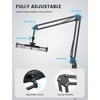 Lamicall Kindle Stand Tablet Holder 55″ Height Adjust Extend Flexible Arm | Extendable Flexible Arm, 55″ Height Adjustable, Heavy Base, Kindle Accessories Bed Tablet Mount for 4.7-13″ iPad Pro Air Mini