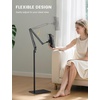 Lamicall Kindle Stand Tablet Holder 55″ Height Adjust Extend Flexible Arm | Extendable Flexible Arm, 55″ Height Adjustable, Heavy Base, Kindle Accessories Bed Tablet Mount for 4.7-13″ iPad Pro Air Mini