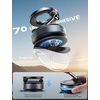 Lamicall for MagSafe Car Mount 70LBS Vacuum Suction Dashboard & Windshield | 20X Magnet Car Phone Holder 360° Foldable Magnetic Phone Holders for Your Car fit iPhone 17 16 15 14 Pro Max Gift Truck Black(Black)