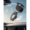 Lamicall for MagSafe Car Mount 70LBS Vacuum Suction Dashboard & Windshield | 20X Magnet Car Phone Holder 360° Foldable Magnetic Phone Holders for Your Car fit iPhone 17 16 15 14 Pro Max Gift Truck Black(Black)