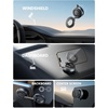 Lamicall for MagSafe Car Mount 70LBS Vacuum Suction Dashboard & Windshield | 20X Magnet Car Phone Holder 360° Foldable Magnetic Phone Holders for Your Car fit iPhone 17 16 15 14 Pro Max Gift Truck Black(Black)
