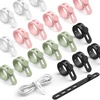 Lamicall 100Pack Reusable Cable Ties, 6-Inch Nylon Hook Loop Straps | Durable Cord Organizer Cable Management Wraps, Wire Storage for Computer PC Home Office, Travel Accessories Gadgets(Multicolor)