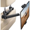 Lamicall Car Headrest Tablet Holder, Foldable Clip, Lockable | Tablet Mount for Car Backseat, Car Accessories for Kids, for iPad Pro, Air, Mini, Galaxy Tab, Fire HD, 5.4-13″ Tablets(Black)