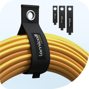 Lamicall 3Pack Heavy-Duty Extension Cord Storage Straps | Durable Nylon Straps, Reusable Garage Workshop RV Cord Organizer, 3 Sizes (10″, 14″, 18″) Tools Organization, Gifts for Men(3Pack – 3Size(10″/14″/18″))