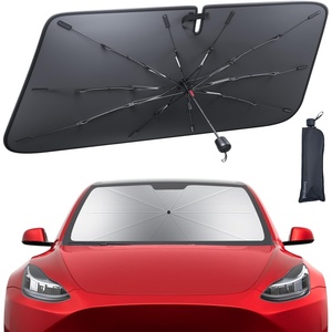 Lamicall Car Windshield Sunshade Umbrella – Foldable Car Windshield Sun Shade Cover, 5 Layers UV Block Coating, 52″x31″ Front Window Heat Insulation Protection, for Auto Sedan, SUV Windshield | Foldable Umbrella Design, 5 Layers UV Block Coating, Front Window Heat Insulation Protection, for Auto Sedan, SUV Windshield(Tesla 3/Y (2017-2026))