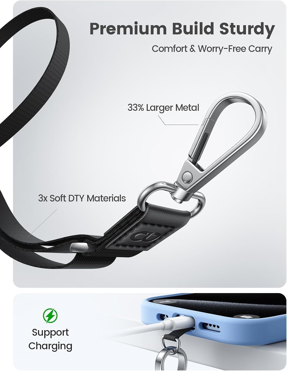 image:imageLamicall 2Pack Cell Phone Lanyard Crossbody amp Waterproof Phone Pouch Case