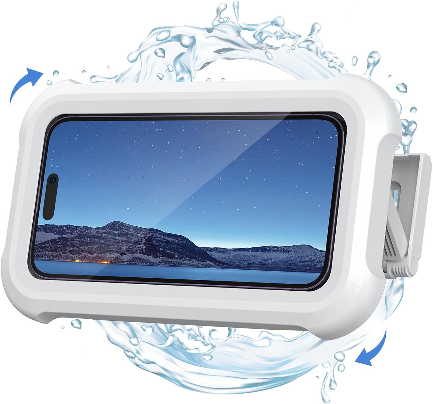 image:imageLamicall Dry Bag Waterproof Backpack amp Shower Phone Holder Waterproof