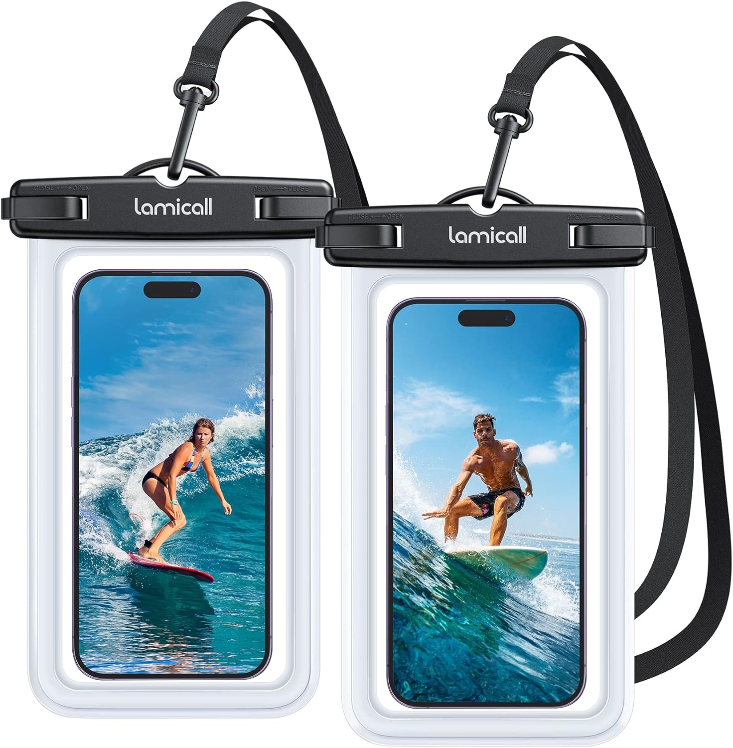 image:imageLamicall Dry Bag Waterproof Backpack amp Waterproof Phone Pouch Case