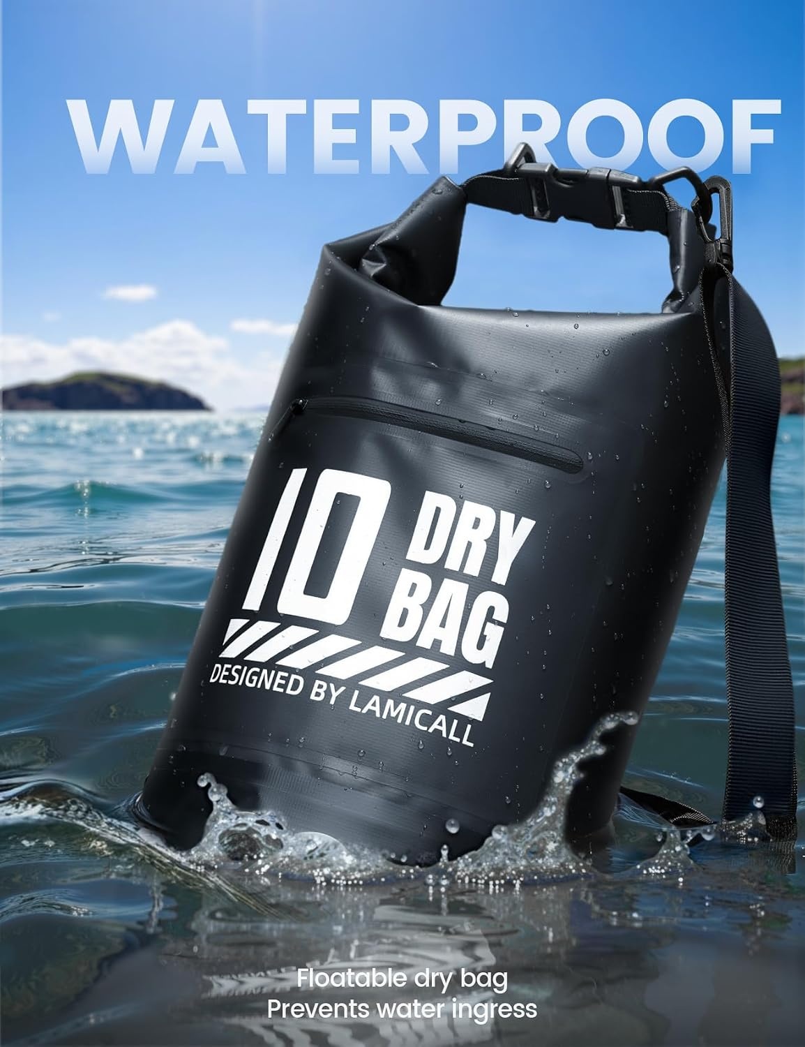 image:imageLamicall IP68 Floating Waterproof Phone Pouch amp Dry Bag