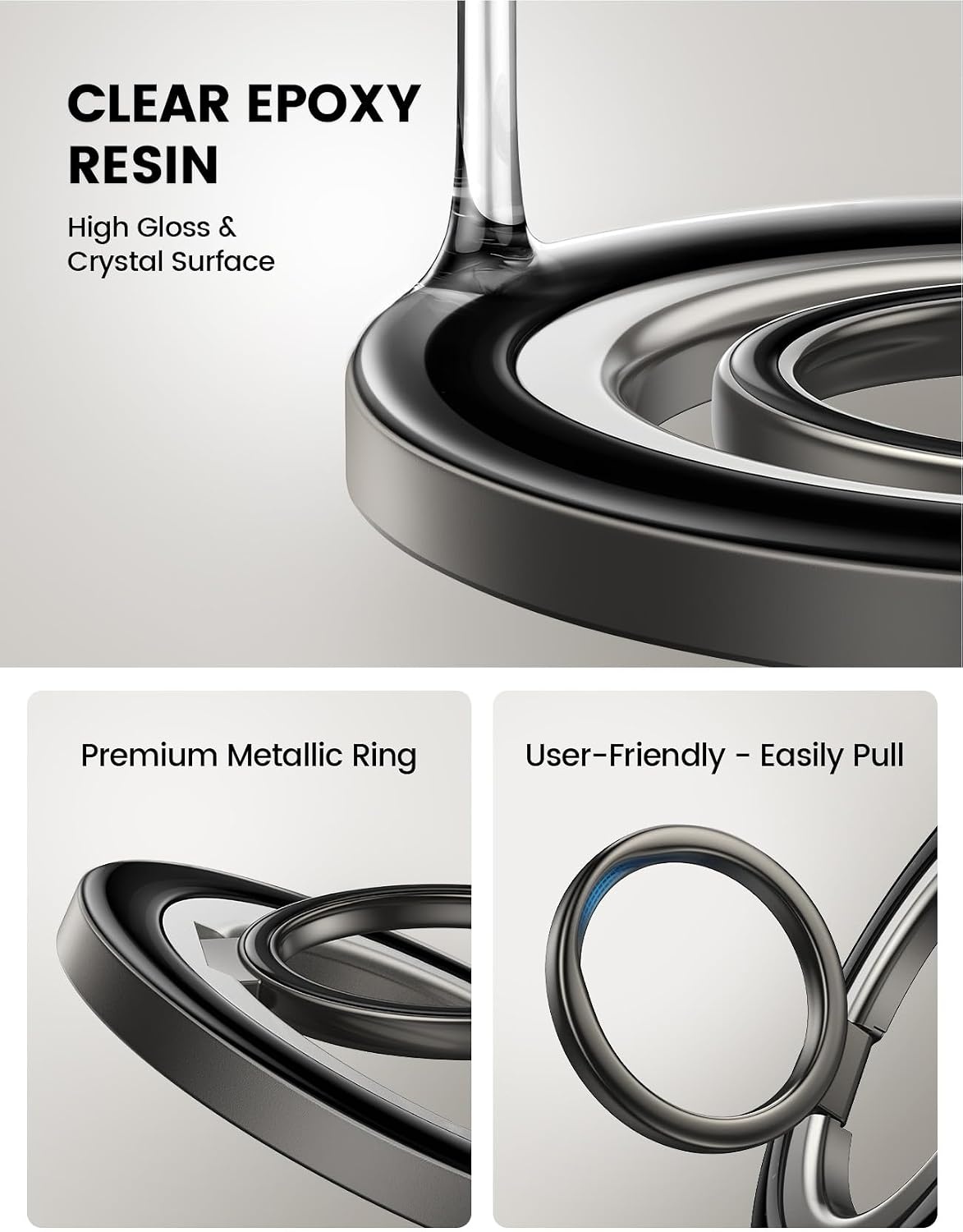 image:imageLamicall Magnetic Phone Ring Grip for MagSafe Waterproof Phone Pouch Case