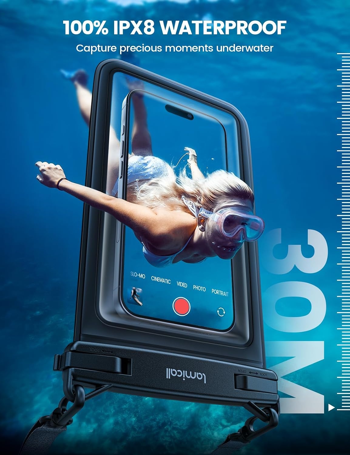 image:imageLamicall Waterproof Phone Pouch Case Bundle 3pack