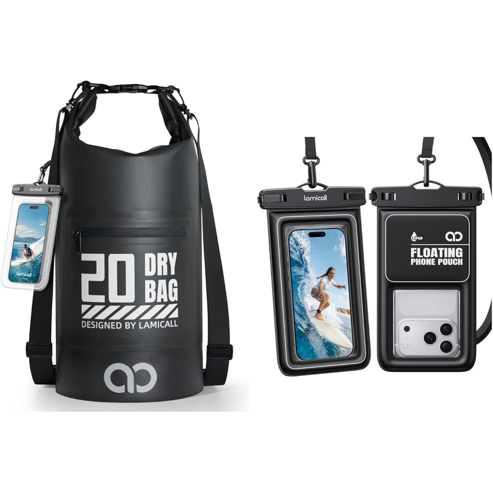 image:imageLamicall IP68 Floating Waterproof Phone Pouch amp Dry Bag
