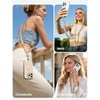 Lamicall Cell Phone Lanyard Crossbody 2 Pack, Adjustable 20″-28″ Strap | 2cm Wide Comfort Strap, Secure Metal Hook, 2 Reinforced Tether Patches, Fits Full-Coverage Phone Cases, Beige(Khaki)