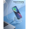 Lamicall Clear Acrylic Cell Phone Stand, Office Desk Decor Accessories | Office Cubicle Decor, Accessories & Workspace Organizers for Women, Teacher Desk Essentials, Cute Work From Home Supplies(clear)