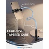 Lamicall Gooseneck Tablet Holder for Bed, Unique Tapered Flexible Arm | Fully Adjustable, iPad Kindle Holder Stand for Reading in Bed, Tablet Mount for 4.7-13″ iPad Pro Mini Air, Kindle, Switch(Black)