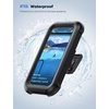 Lamicall Shower Phone Holder Waterproof – 480° Rotatable Wall Mount Case | Retractable Adjustable, Bathroom iPhone Stand Holder, Fog Resistant Bath Shower Accessories for Dorm Room, 4″-7″ Phones(Black)