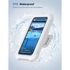Lamicall Shower Phone Holder Waterproof – 480° Rotatable Wall Mount Case | Retractable Adjustable, Bathroom iPhone Stand Holder, Fog Resistant Bath Shower Accessories for Dorm Room, 4″-7″ Phones(Snow White)