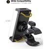 Lamicall Tablet Holder Mount for Spin Bike – Fast Position, Full Adjustable | Quick Install, 360° Adjustable, Wide Compatibility for Treadmill, Exercise Bicycle Clamp for 4.7-13″ iPad Pro Air Mini Fire(Black)