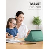 Lamicall Tablet Pillow Holder Stand – Tablet Pillow Soft Pad for Lap | Tablet Holder for Bed and Desk with Pocket & 4 Viewing Angles, for iPad Pro Air, Mini, Kindle, iPhone, 4-13″ Devices, Black(Green)