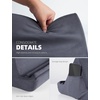 Lamicall Tablet Pillow Holder Stand – Tablet Pillow Soft Pad for Lap | Tablet Holder for Bed and Desk with Pocket & 4 Viewing Angles, for iPad Pro Air, Mini, Kindle, iPhone, 4-13″ Devices, Black(Gray)