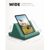 Lamicall Tablet Pillow Holder Stand – Tablet Pillow Soft Pad for Lap | Tablet Holder for Bed and Desk with Pocket & 4 Viewing Angles, for iPad Pro Air, Mini, Kindle, iPhone, 4-13″ Devices, Black(Green)