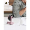Lamicall Watch Stand for Apple Watch Magnetic Fast Charger | Aluminum Alloy Desk Charging Stand Holder Dock for iWatch SE3 SE2 Ultra 3, Series 11 10 9 8 7 6 5 (49/46/45/44/42/41/40/38mm)(Rose Gold)