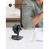 Lamicall Watch Stand for Apple Watch Magnetic Fast Charger | Aluminum Alloy Desk Charging Stand Holder Dock for iWatch SE3 SE2 Ultra 3, Series 11 10 9 8 7 6 5 (49/46/45/44/42/41/40/38mm)(1-Black)