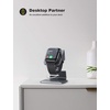 Lamicall Watch Stand for Apple Watch Magnetic Fast Charger | Aluminum Alloy Desk Charging Stand Holder Dock for iWatch SE3 SE2 Ultra 3, Series 11 10 9 8 7 6 5 (49/46/45/44/42/41/40/38mm)(3-Grey)