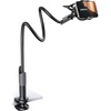 Lamicall Gooseneck Bed Phone Holder 33.4″ Full Adjustable Flexible Arm | Fast Install, Full Adjustable, Stable Flexible Long Arm, Bedside Multipurpose Holder for 4-7″ Phone, iPhone 17 Pro Max Air(Black)