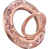 Lamicall Magnetic Phone Ring for MagSafe, Super Magnet Glitter Silver Grip | 360° Rotating Durable Gear Hinge, Stylish Ring Stand for iPhone 17 16 15 Pro Max Air, Mag Safe Decor Accessories for Mother(Rose Gold)