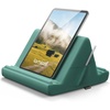 Lamicall Tablet Pillow Holder Stand – Tablet Pillow Soft Pad for Lap | Tablet Holder for Bed and Desk with Pocket & 4 Viewing Angles, for iPad Pro Air, Mini, Kindle, iPhone, 4-13″ Devices, Black(Green)