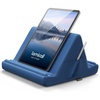 Lamicall Tablet Pillow Holder Stand – Tablet Pillow Soft Pad for Lap | Tablet Holder for Bed and Desk with Pocket & 4 Viewing Angles, for iPad Pro Air, Mini, Kindle, iPhone, 4-13″ Devices, Black(Royal Blue)